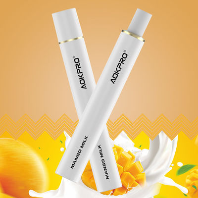 Cigarette jetable de la saveur du lait de mangue 50mg Nic Salt TPD Vape mini E