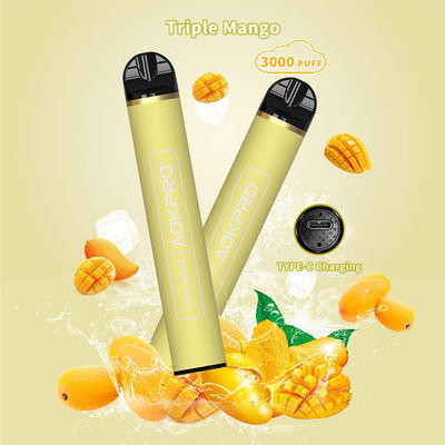 la mangue de la boîte 600mAh Rechargeble de barre de souffle de 8ml Eliquid 3000 a assaisonné Vape