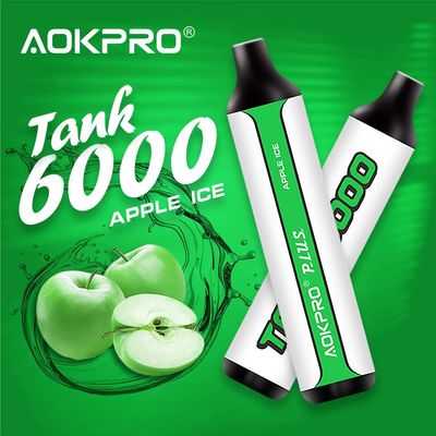 Mouth-To-Lung 6000 Puff Jetable Vape 15ml Stylos Vape aromatisés