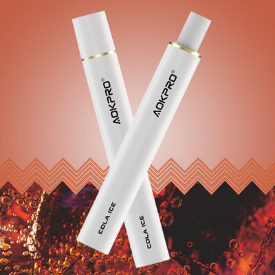 Stylo portatif jetable 500mAh de Vape de souffle du système 600 de cosse de nicotine de 2%