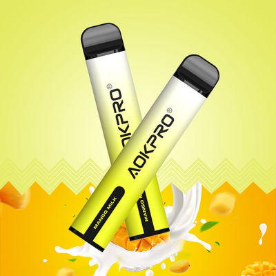 9 saveurs incroyables 850mAh 2500 ont frappé la nicotine nulle de dispositif jetable de Vape