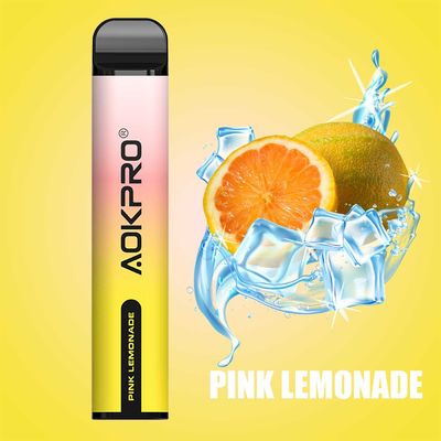 2500 souffle en aluminium durable Vape jetable Nic Salt 20mg 30mg 50mg