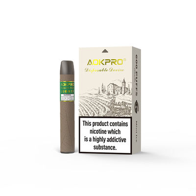 2ml a prérempli les cigarettes assaisonnées jetables d'E que la menthe a assaisonné Vape 600 souffles