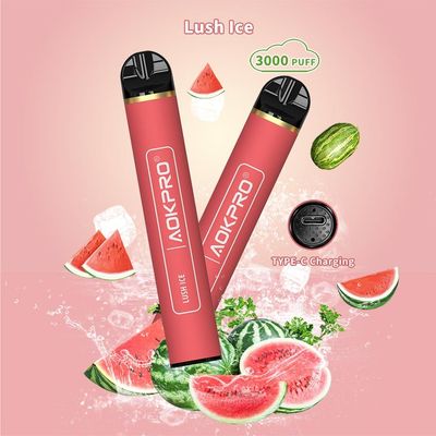 3000 barre rechargeable d'Elf de pastèque d'Eliquid 8ml de barre du souffle 600mAh