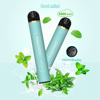 Charge USB-C 3000 Puff Bar 20mg Salt Nic Vapes jetables