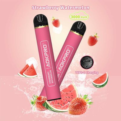 3000 barre de souffle de glace de fraise du souffle 8ml 5 pour cent de nicotine Vape