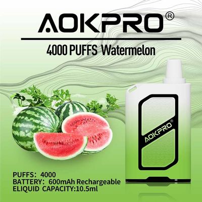 Souffle Vape jetable 30mg Nic Salt 10.5ml de la pastèque 4000