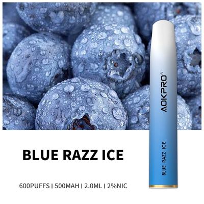 2ml souffles du stylo 600 du l'E-liquide TPD Vape 500mah Vape non rechargeables