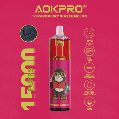 20ml Vape jetable rechargeable 15000 souffle des saveurs étonnantes
