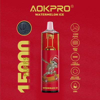 Saveurs de raisin et etc. de capacité liquide du vaporisateur 18ml d'écran intelligent d'USB-C