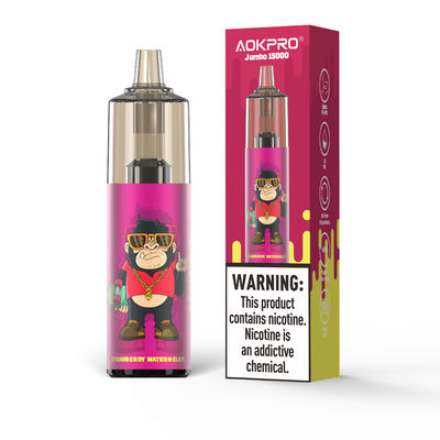 La FCC que le CE ROHS a assaisonné Vapes jetable 15000 souffle dispositif rechargeable