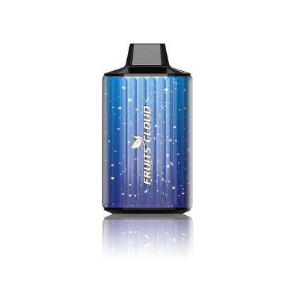 Cosse jetable de coton du PC PCTG d'écran de Vape de souffles futés bleus du cristal 9000